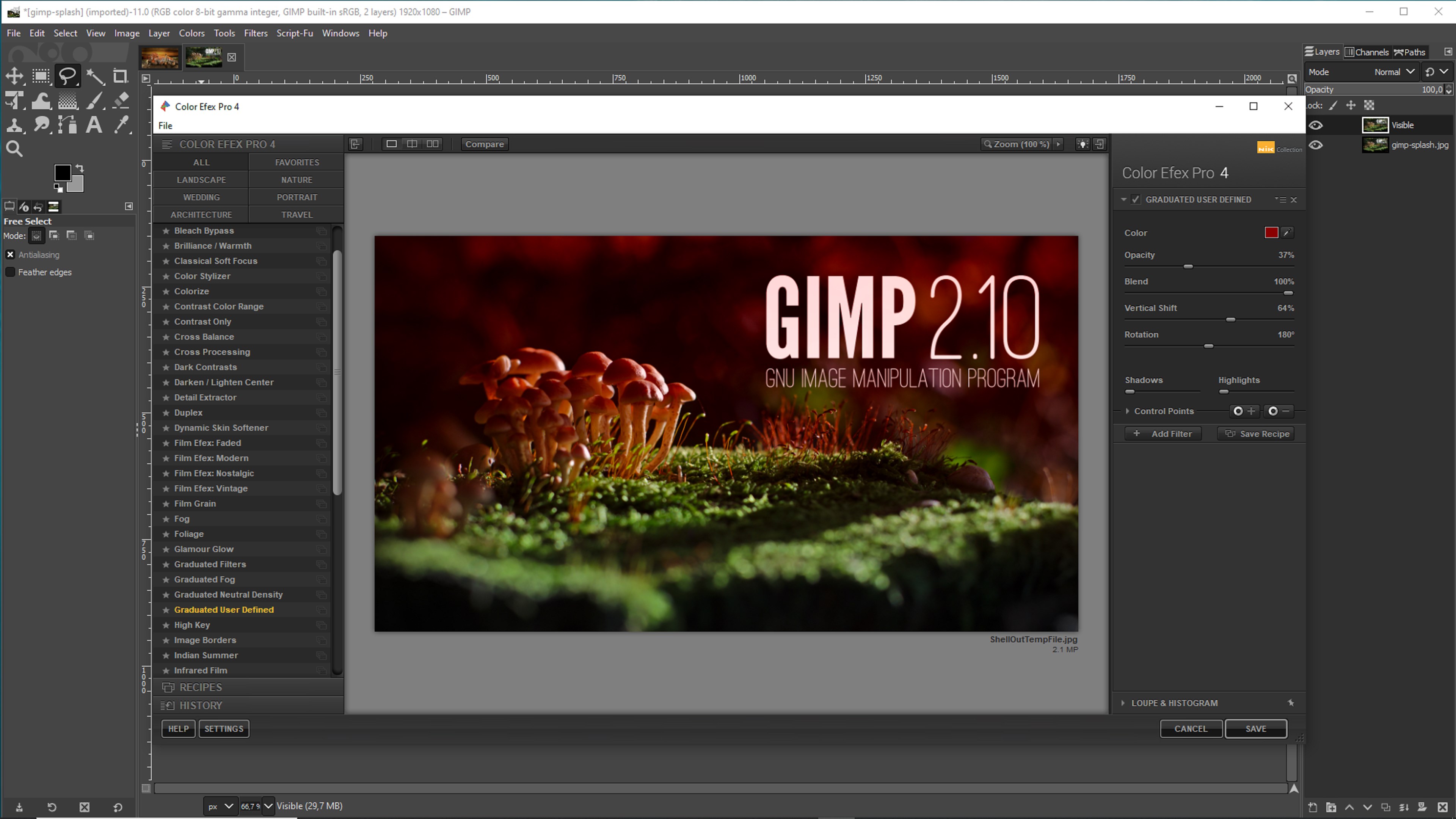 Gimp 2.10