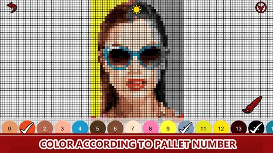 Fashion Color by Number: Pixel Art, Sandbox Coloring screenshot 5