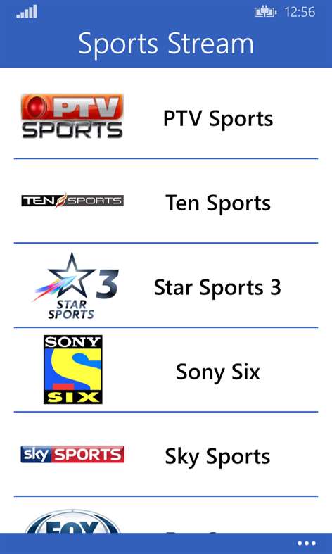 Sports Stream Screenshots 1
