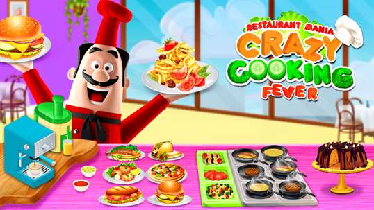 Restaurant Mania - Crazy Cooking Fever Kids Game screenshot 1