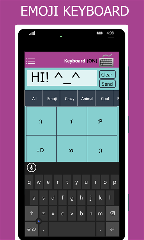 Emoji Keyboard Free Screenshots 1