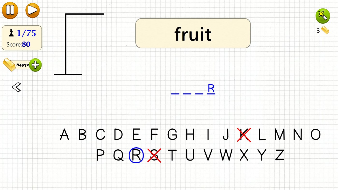 #9. Hangman Word Game (Windows) 由: G Soft Team
