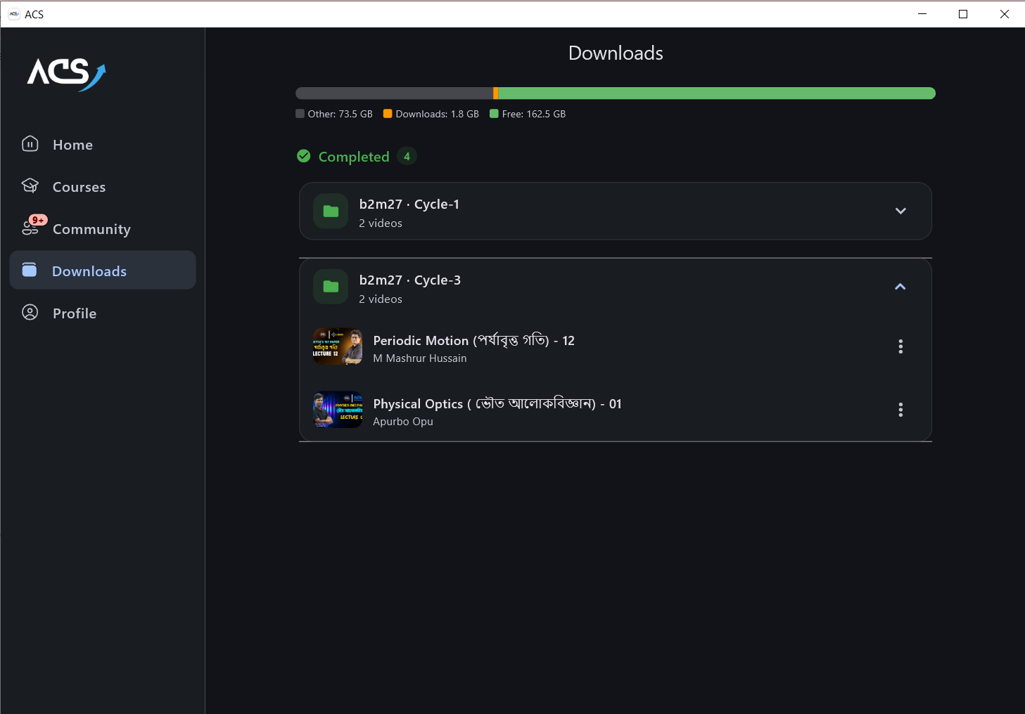 ACS App screenshot