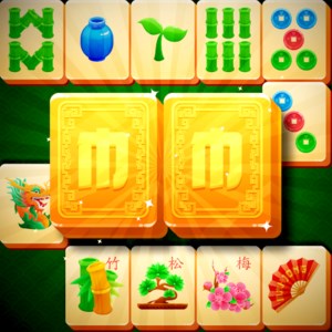 Mahjongg Solitaire Game with 8 different tilesets