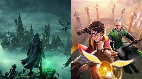 Pacote Edição Deluxe Hogwarts Legacy + Harry Potter: Campeões do Quadribol