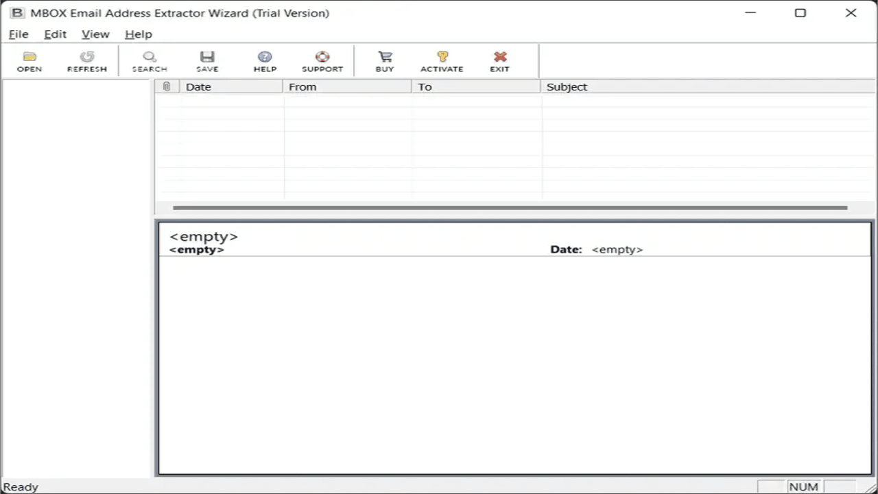 Snapshot 1 of BitRecover Apple Mail Email Address Extractor