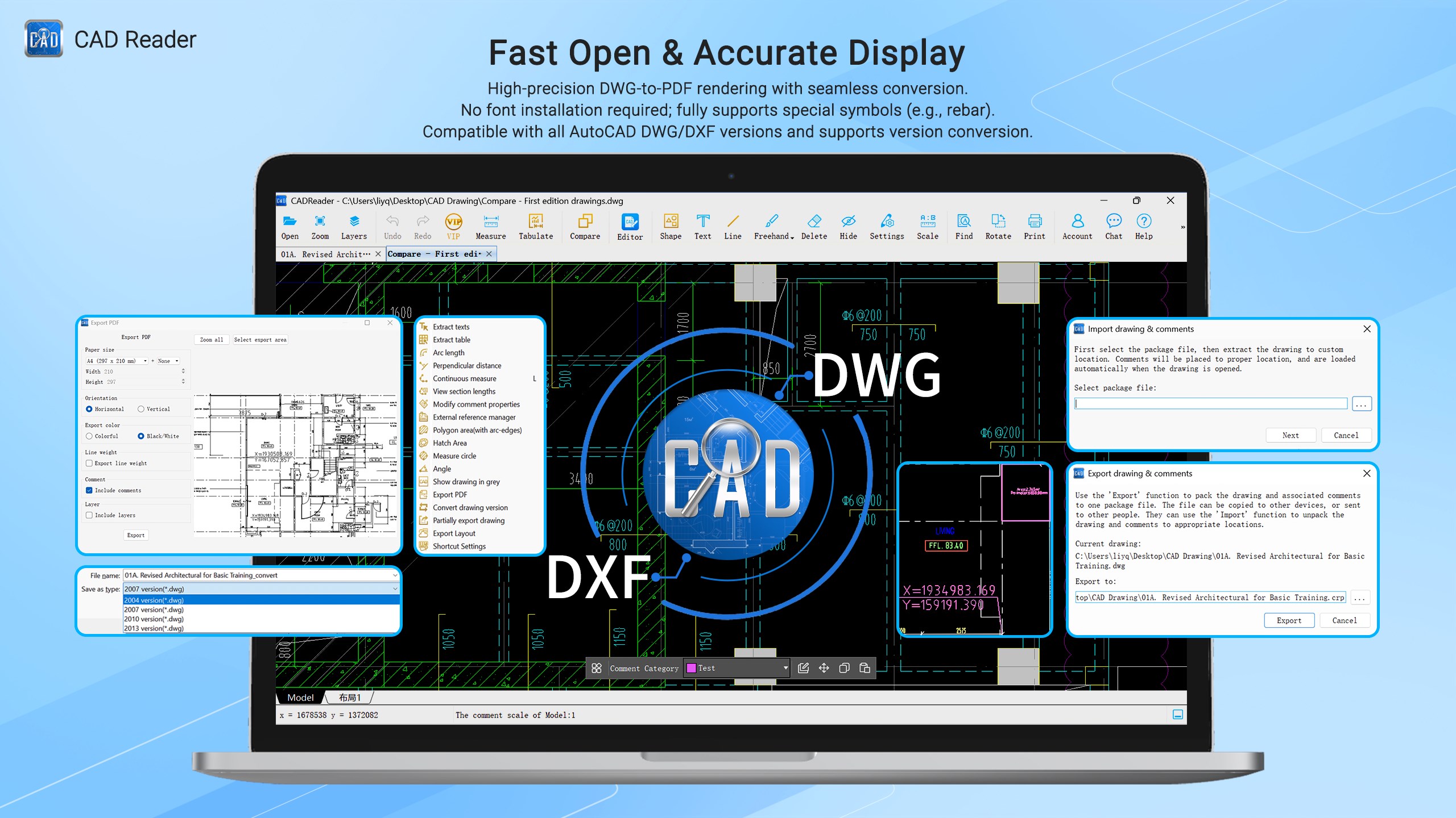 CADReader – View & Measure DWG screenshot