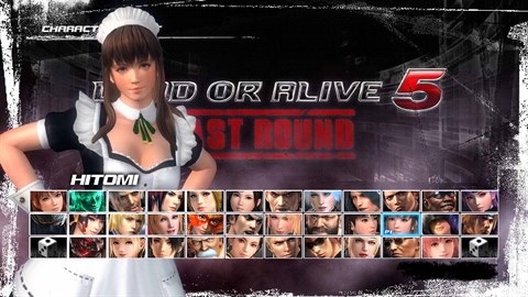 DEAD OR ALIVE 5 Last Round Hitomi Dienerin-Kostüm