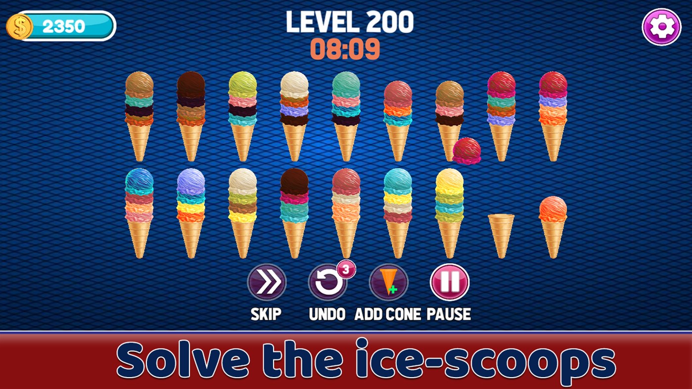 #3. Ice Cream Sort Puzzle (Windows) Przez: Margala Games