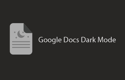 Google Docs Dark Mode small promo image