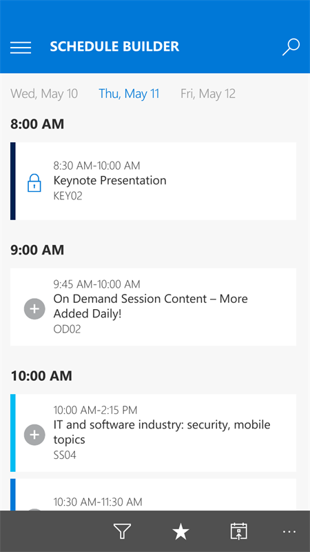 Microsoft Build Screenshot