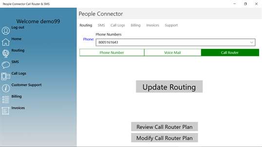 People Connector Call Router & SMS screenshot 1