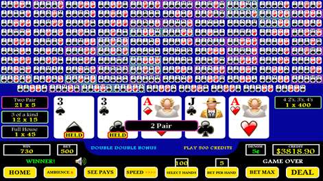 Hundred 100 Play Draw Poker Screenshots 1