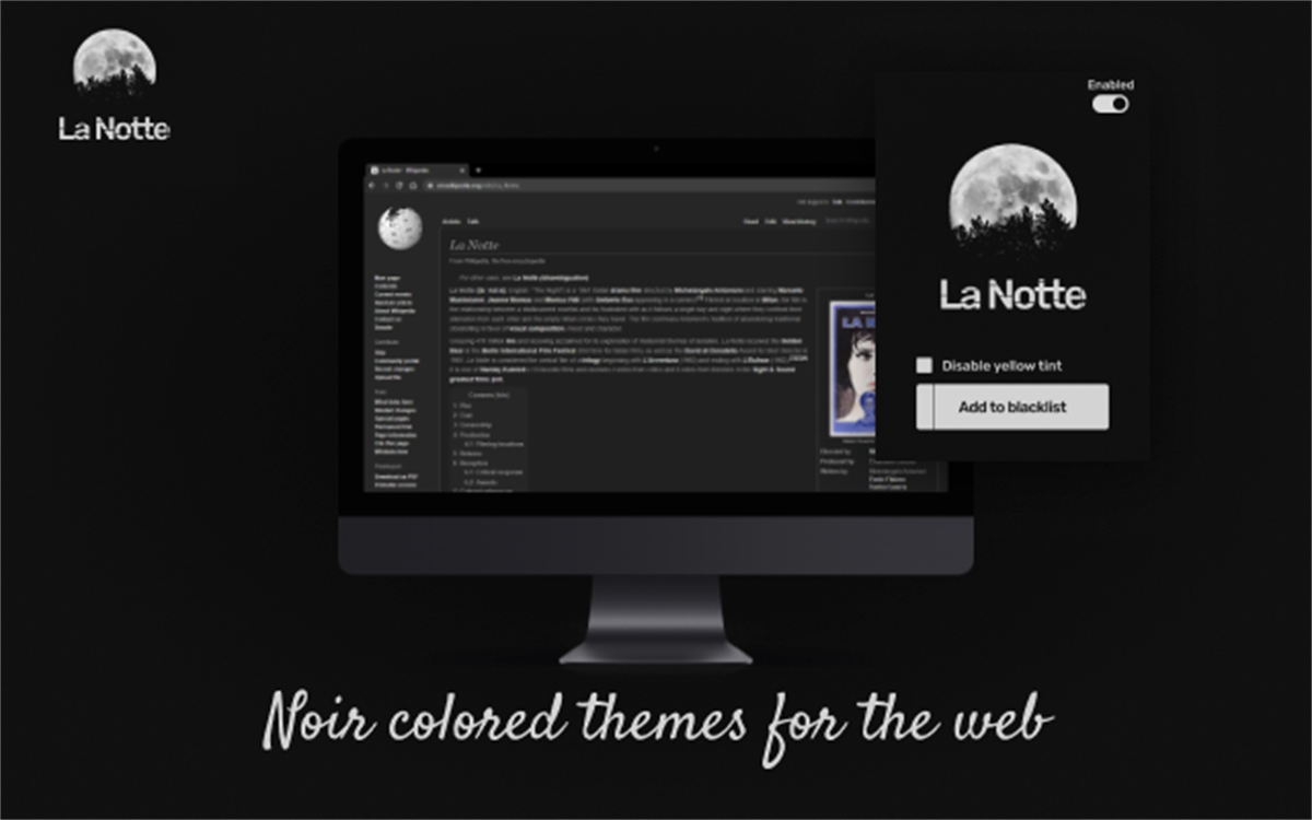 La notte Night theme