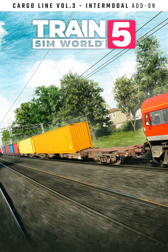 Train Sim World 5: Cargo Line Vol. 3 - Intermodal Xbox Series X|S and Xbox One cover art