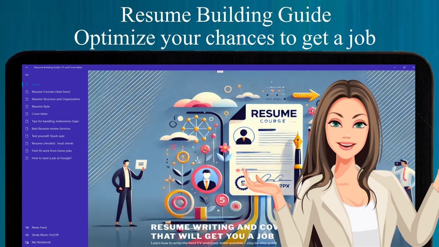 #4. Resume Building Guide: CV and Cover letter (Windows) By: Better courses