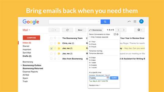 Boomerang for Gmail screenshot 3