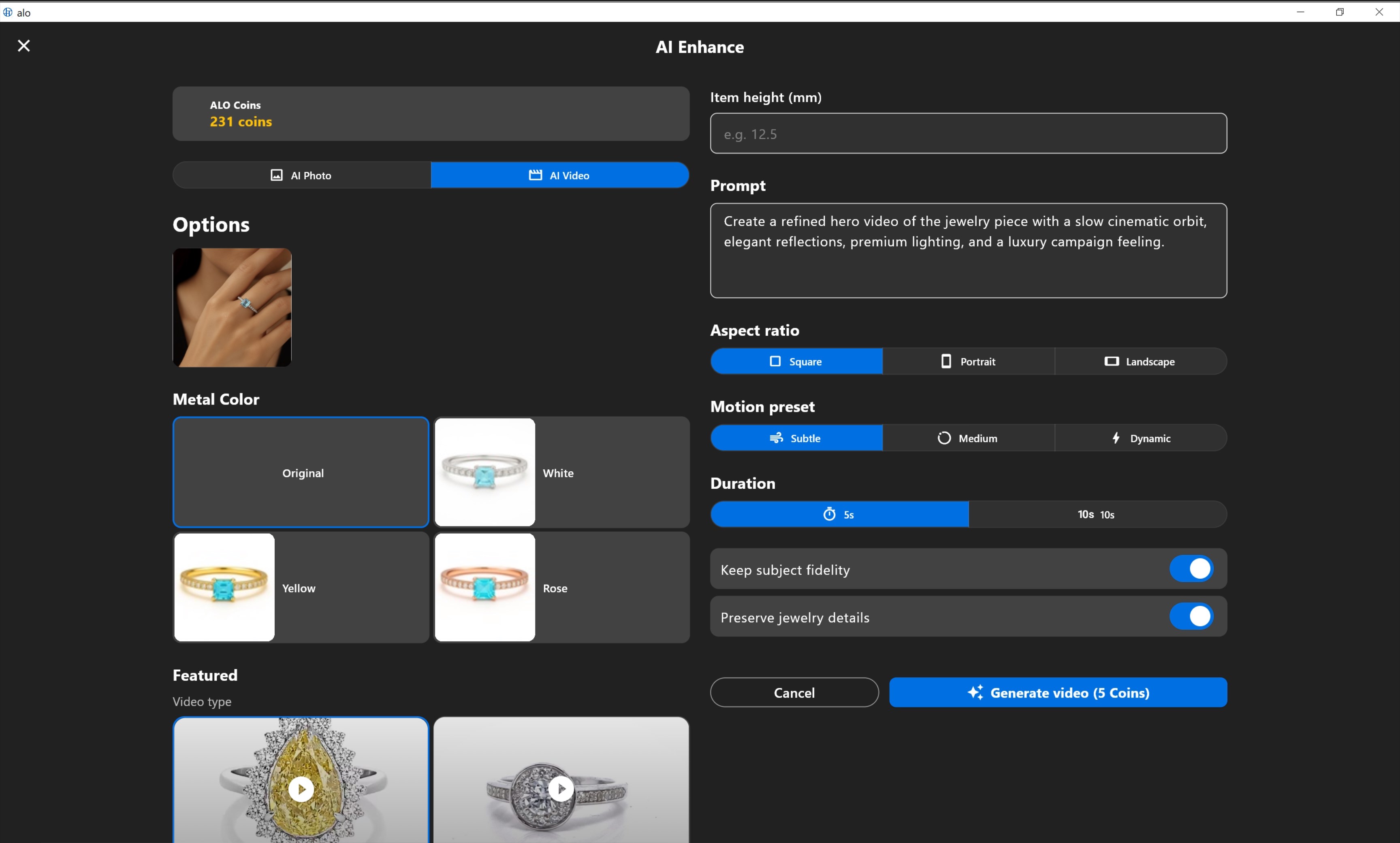 ALO App screenshot