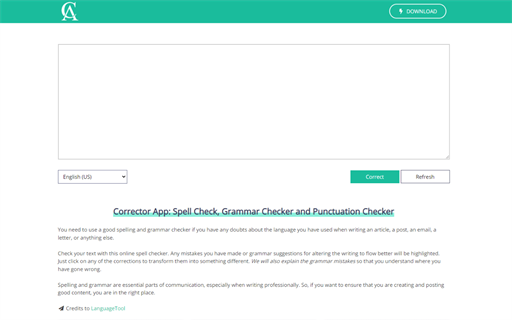 Corrector App - Free Grammar Checker & Writing Assistant