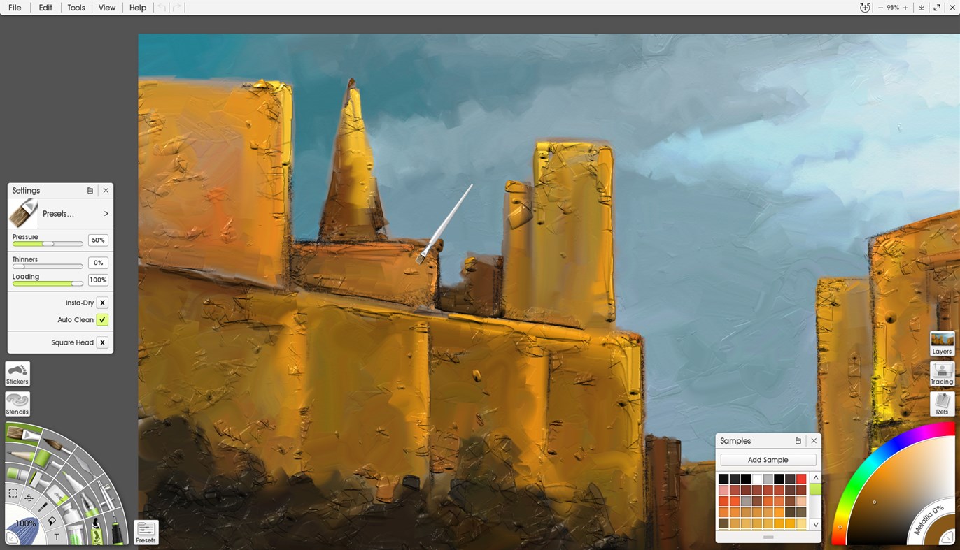 #2. ArtRage Lite (Windows) Bởi: Ambient Design Ltd.