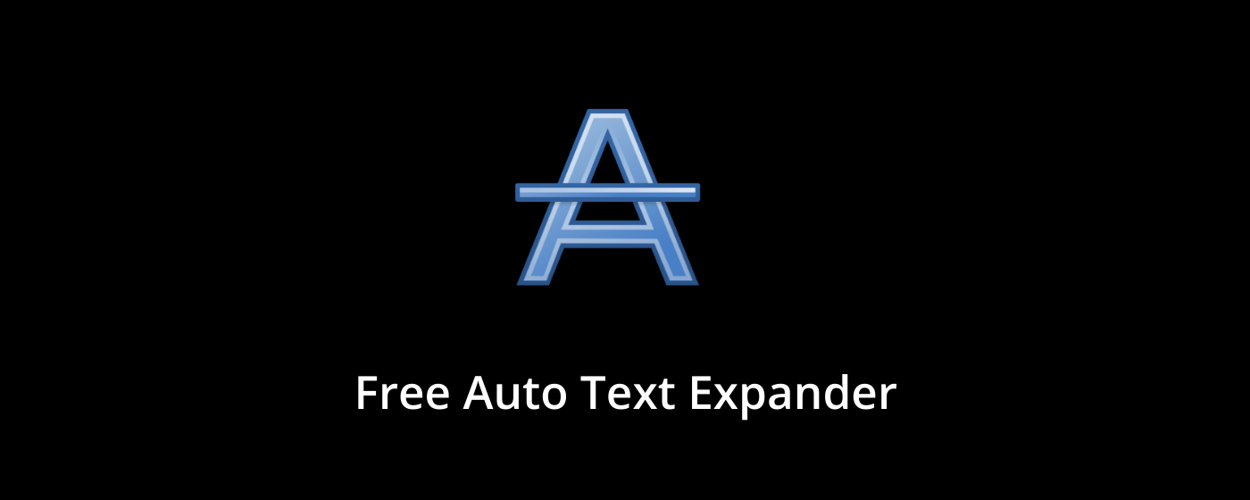 Free Auto Text Expander marquee promo image
