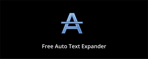 Free Auto Text Expander marquee promo image