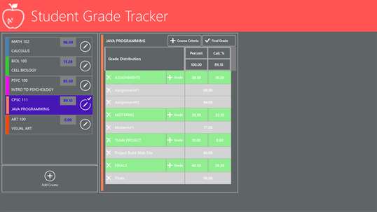 Student Grade Tracker screenshot 6