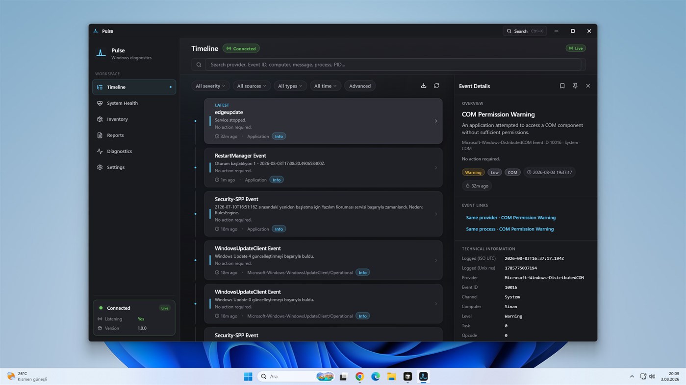 #1. Pulse Diagnostics (Windows) Bởi: Regncreative