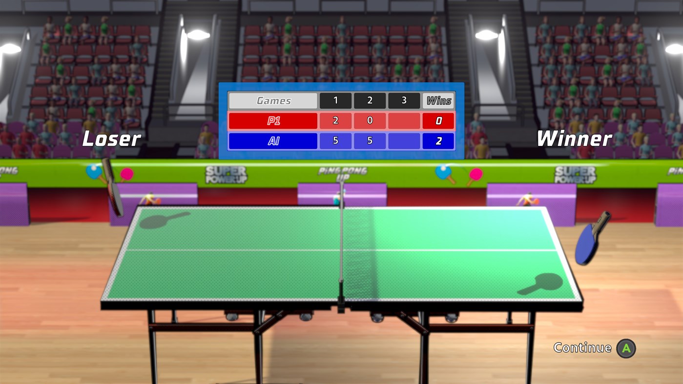 #6. Ping Pong Up (Windows) By: Super Power Up Games