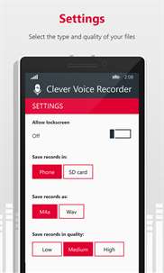 Clever Voice Recorder screenshot 4