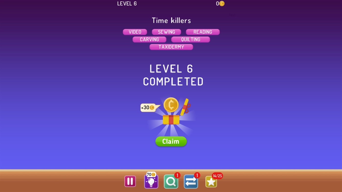 #2. Words Swipe (Windows) By: Imperia Web Network