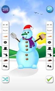 Snowman Maker - Dress Up Games screenshot 2