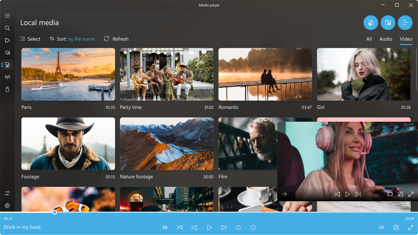 #3. Media Player (Windows) بواسطة: Yellow Elephant Productions