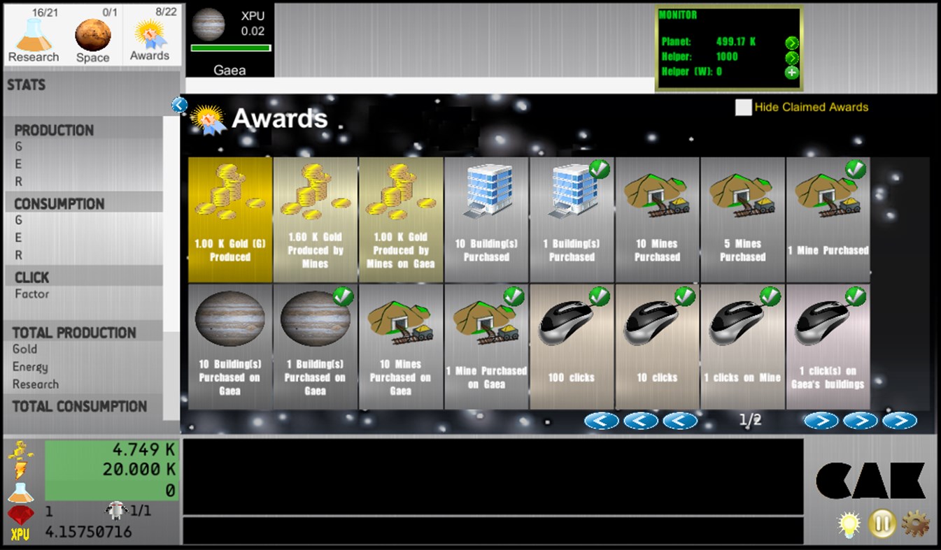 #2. cak Cosmos DEMO (Windows) By: CAKCy
