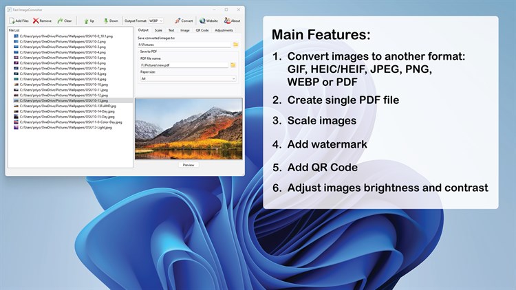 Fast ImageConverter - PC - (Windows)