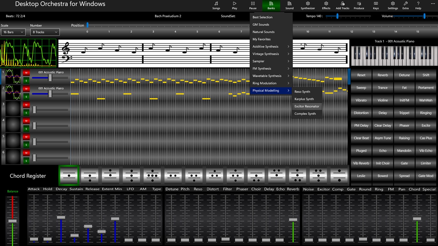 #10. Desktop Orchestra (Windows) By: SoundDesigner