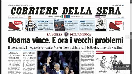 Corriere Della Sera - Digital Edition screenshot 1