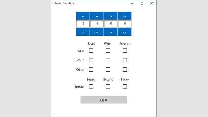 Obter Chmod Calculator Microsoft Store Pt Pt