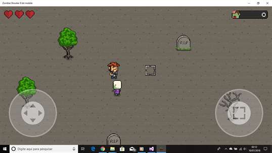 Zombie Shooter 8 bit mobile screenshot 3