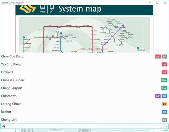 Instant Metro Singapore screenshot 2