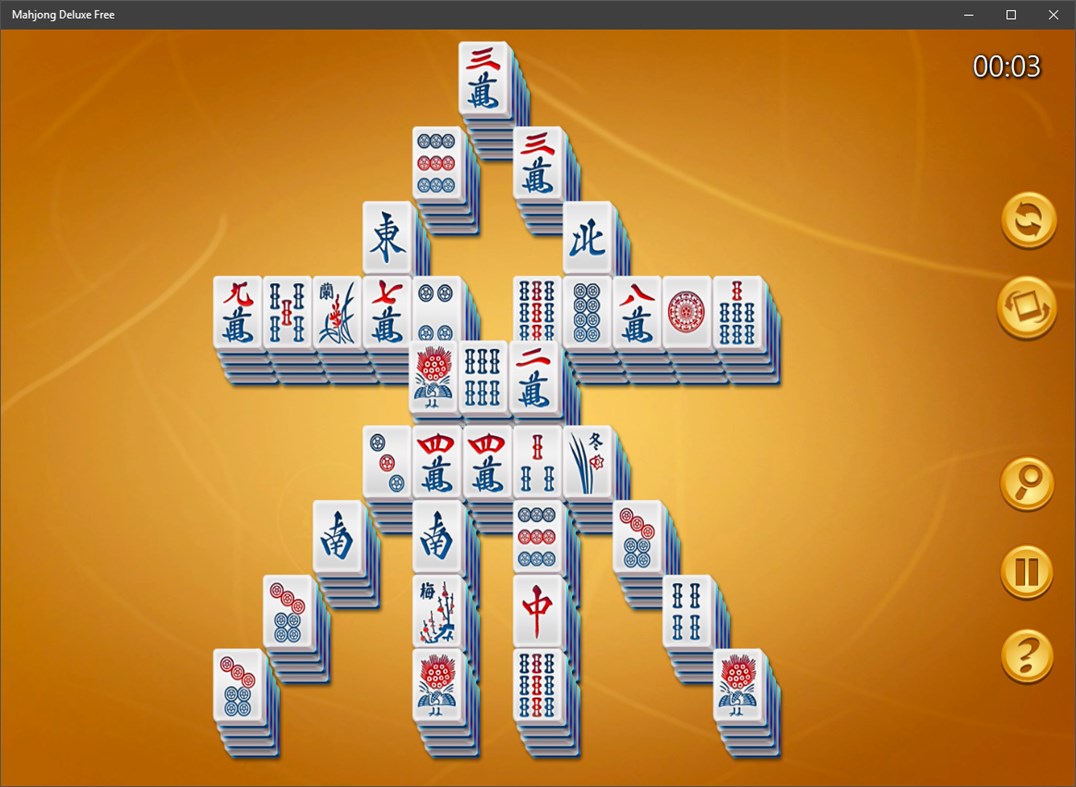 #5. Mahjong Deluxe Free (Windows) От: EnsenaSoft, S.A. de C.V.