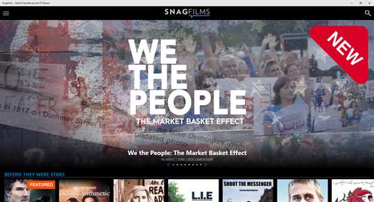 SnagFilms - Watch Free Movies and TV Shows screenshot 1