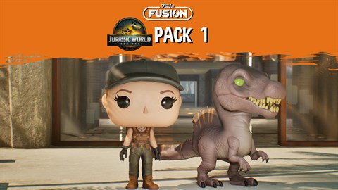 Funko Fusion - Jurassic World Rebirth Pack 1 -Zora Bennett and Spinosaurus