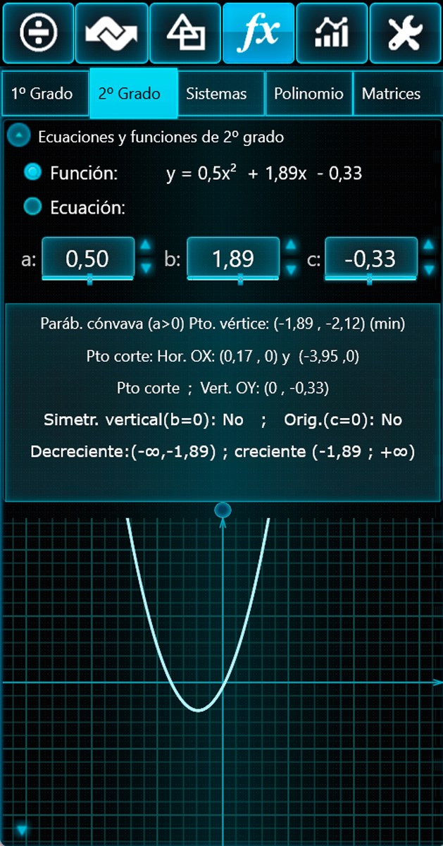 Oficalc screenshot
