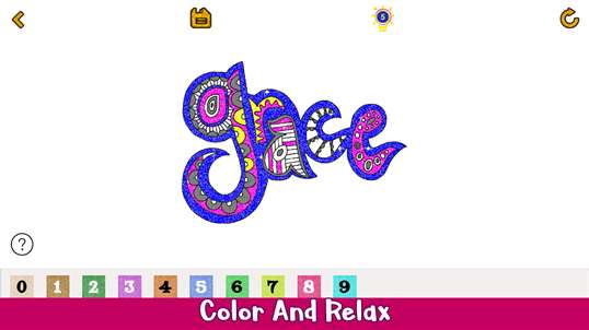 Greeting Cards Glitter Color by Number - Coloring Book screenshot 5