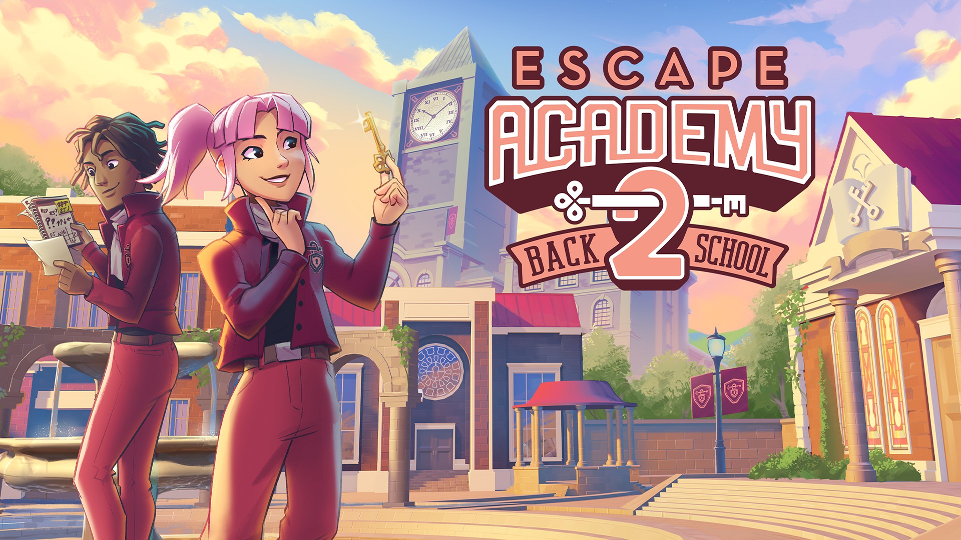 Key art for Escape Academy 2: Back 2 School
