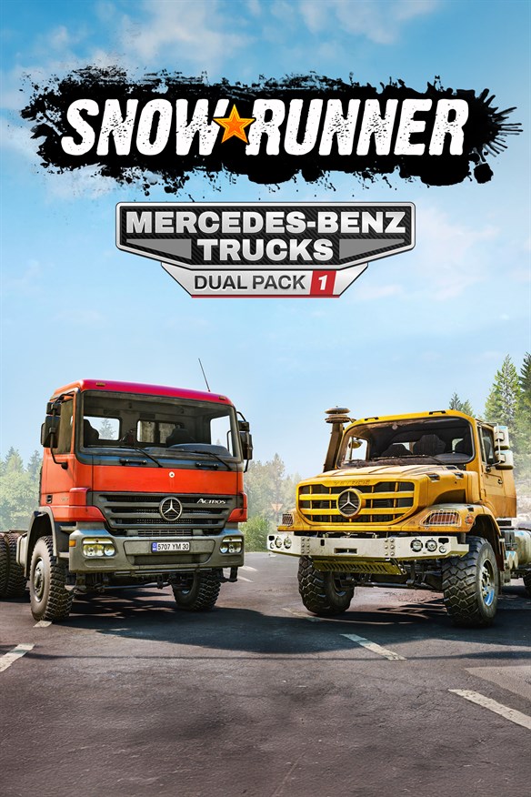 SnowRunner - Mercedes-Benz Trucks Dual Pack 1 Xbox Series X|S and Xbox One cover art
