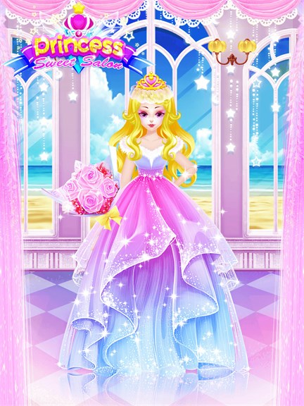 Barbie dress up games deals gold hair games