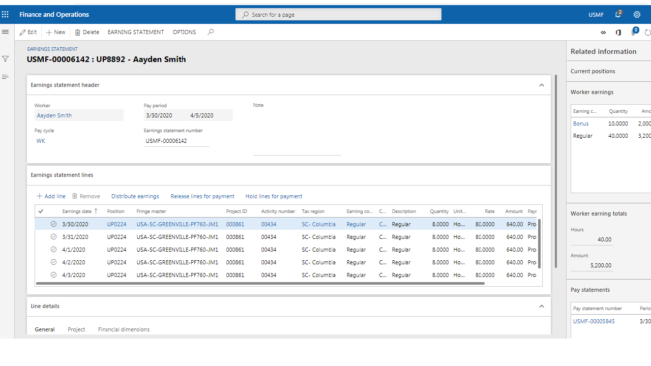 Snapshot 6 of CEM Union Payroll Software