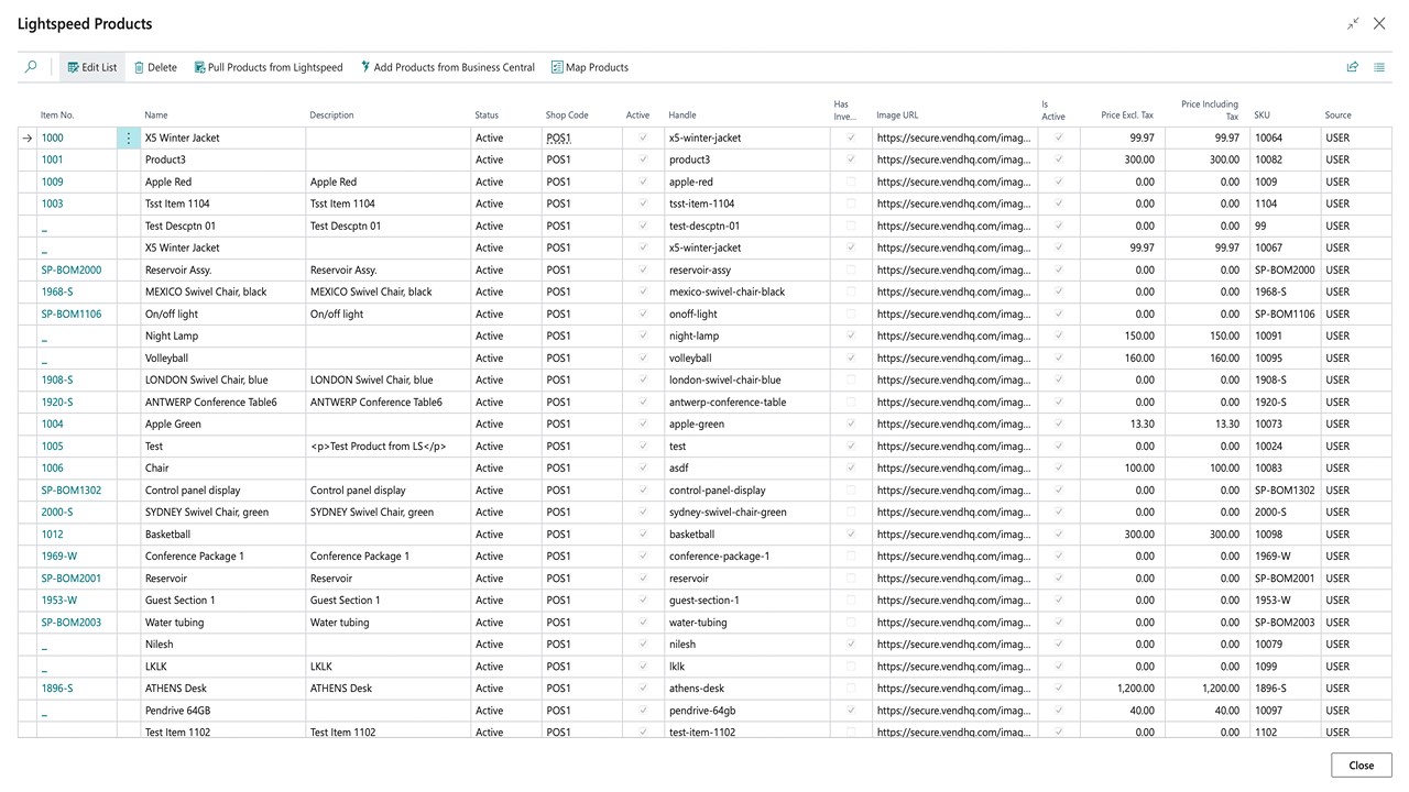 Snapshot 3 of Lightspeed Integration(X-Series)
